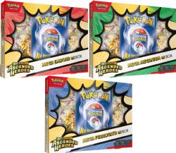 CARTES DE POKÉMON - POKEMON ME2.5 ASCENDED HEROES MEGA MEGANIUM/EMBOAR/FERALIGATR EX BOX ASST